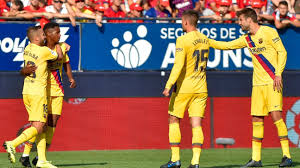 En la segunda parte llegó el gol para barcelona, que puso más tierra de por medio con un gol de moriba. Osasuna Vs Barcelona Football Match Report August 31 2019 Espn
