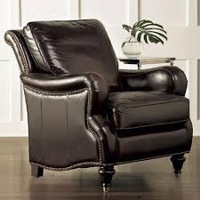 Oxford Leather Accent Chair Furniture Leather Accent Chair Bassett Furniture