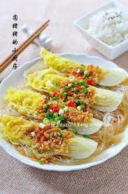 步骤图 蒜蓉粉丝蒸娃娃菜的做法 蒜蓉粉丝蒸娃娃菜的做法步骤 家常菜 下厨房 recipe taiwanese cuisine taiwanese food