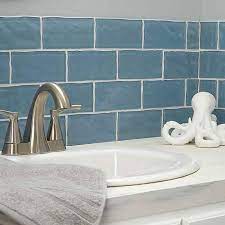 American olean handcrafted blue gl subway tile 3 inches x 6 mosaic wall tiles the home improvement outlet. American Olean Handcrafted Blue Glass Subway Tile 3 Inches X 6 Inches Mosaic Wall Tiles The Home Improvement Outlet