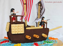 Gateau Bateau Pirate Invitations Gourmandes Pirate Birthday Picnic Basket Birthday