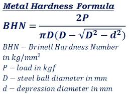 metal hardness bhn calculator