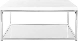 The lila mid century range comes in refreshing matt white and natural colour which is comprises of : Buy Safavieh Home Malone Glam White And Chrome Coffee Table Online In India B082xwq8sd