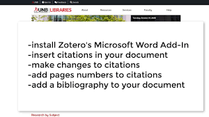 Zotero Guide Unb Libraries Guides