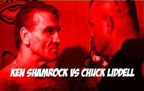 Ken Shamrock and Chuck Liddell Face Off At Olympia