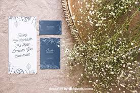 Download Free Mockup Wedding Stationery Free Commercial Use Fonts Graphics PSD Mockup Templates