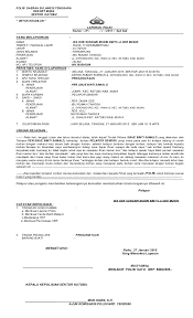 Di perkuat dengan surat keterangan dari kepala desa atau kepala suku 2 (dua) lembar (bagi formasi putra putri papua dan papua barat). Contoh Surat Kuasa Laporan Ke Polisi Contoh Surat