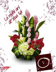 La mulți ani, iubita mea. La Multi Ani Draga Surioara Happy Birthday Celebration Floral Happy Birthday