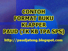 Download Contoh Buku Klapper Paud Tk Kb Tpa Sps Paud Jateng