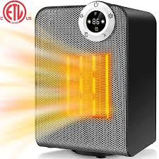 Amazon Com Gazeled Ceramic Portable Electric Heater Mini Space Heater With Overheating Tip Over Prot Space Heater Portable Electric Heaters Electric Heater
