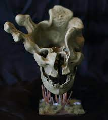 These monsters are a more dangerous version of the infected and without proper precautions an encounter with them can lead to immediate death of the hero. Clicker Skull The Last Of Us Part Ii Inspired Etsy