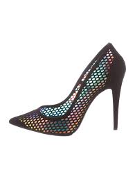 Tamara Mellon Iridescent Suede Pumps Shoes Wtq21916