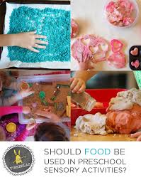 Caps and/or rice sensory bin ideas. Should Food Be Used In Preschool Sensory Activities Tinkerlab