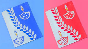 Keeping in mind your busy schedule, the ideas for diwali cards for kids are simple and require just the basic materials. Diy Handmade Diwali Card Making Ideas How To Make Greeting Card For Di How To Make Greetings Diwali Card Making Diwali Greeting Cards