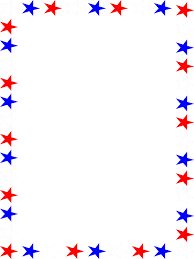 4371 Illustration Of A Blank Frame Border Of Red White And Blue Stars Pv Png 958 1277 Red Pages Clip Art Borders Clip Art