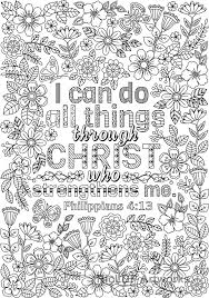 Two Inspirational Coloring Pages I Can Do All Things Etsy In 2020 Love Coloring Pages Bible Coloring Pages Bible Coloring
