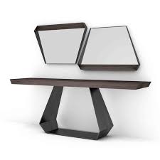 They can be used for entertainment purposes or as a display shelf for objects such as vases, statues or other ornaments. Bonaldo Amond Console Wooden Hall Furniture Ultra Modern