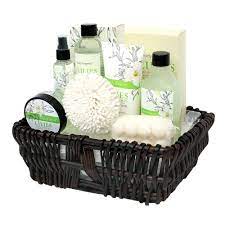Spa gift set, 4oz rose clay mask, mother's day, pink quartz face roller, birthday present for her, wife, mom, sister, rose gold. Amazon Com Gift Baskets For Women Body Earth Spa Gifts For Her Lily 10pc Set Best Gift Idea For Women Beauty