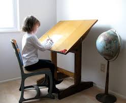 Vintage Drafting Table Children S Artist Table Circa 1950s 60s