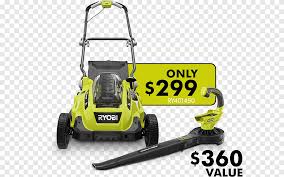 These are for towing behind a lawn tractor. Lawn Mowers Ryobi Ry40180 Electric Battery Ryobi Ry40112a Home Depot Chain Saws Lawn Vehicle Png Pngegg