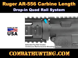 Rgmtu001t Ruger Ar 556 Quad Rail Carbine Length Drop In Ruger Accessories