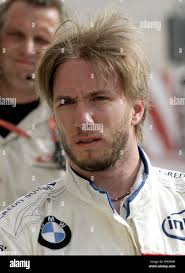 German Formula One driver Nick Heidfeld of BMW Sauber pictured in the pit  lane after the second practice session at Sakhir circuit near Manama,  Bahrain, 04 April 2008. The Formula 1 Bahrain