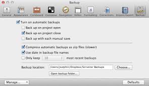 Automatic Remote Backups In Scrivener Backup Remote Automatic