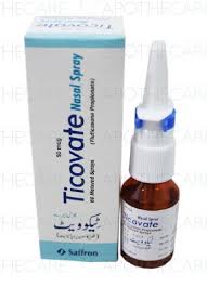 In some situations, the nasal delivery route is preferred for systemic therapy because it provides an agreeable alternative to. Ticovate Nasal Spray 50mcg 1 S