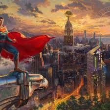 Get the best deals on thomas kinkade jigsaw puzzles. D C Super Hero Fine Art Thomas Kinkade Studios