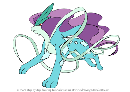 Download or print this amazing coloring page: Learn How To Draw Suicune From Pokemon Pokemon Step By Step Drawing Tutorials