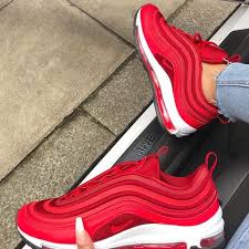 87 Nike Air Max 97 Og Red White Sneakers Air Max 97 Nike Air Max 97 Sneakers