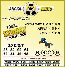 Prediksi Togel Sydney 19 Oktober Tahun 2020 Di 2020 Bento Sydney Buku Gambar