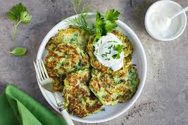 —precious owens, elizabethtown, kentucky homebreads, rolls & pastriesbread recipesfritters our brands Sweet Corn Zucchini Ricotta Fritters Kayla Itsines