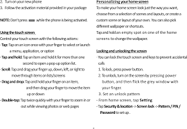 Your finger in the direction of the arrows to unlock. U452tl Smartphone User Manual Unimax Communications