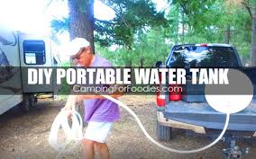 To fill an rv water tank with fresh water, you have three options, depending on the model of rv you have and the source of water. Video Diy Portable Water Tank For Rv Boondocking Using Gravity Fill Camping Water Container