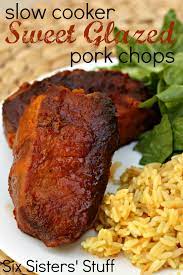 Slow Cooker Sweet Glazed Pork Chops Recipe Recipe Glazed Pork Chops Recipes Recipes Glazed Pork Chops