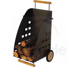 Chariot A Buches En Acier Kaddy Bois Panier Bois Bois De Chauffage