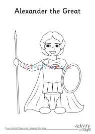 The story of alexander the great by robert steele (public domain, 1894, full view) (click on the + sign to make the print larger.) alexander the great: Alexander The Great Colouring Page