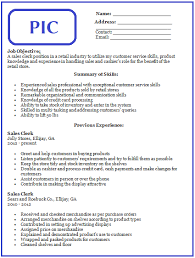 clerk resume sample 15+ free