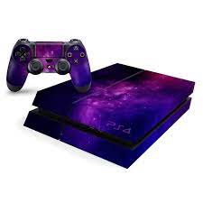 Ps4 Console Skin Purple Galaxy Nebula Playstation 4 Console Ps4 Console Playstation