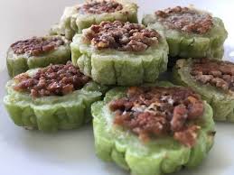 Lihat juga resep tuna sashimi (ala manado) enak lainnya. Resep Pare Dengan Daging Cincang Khas Jepang Oleh Ekitchen Resep Daging Cincang Resep Makanan Makanan