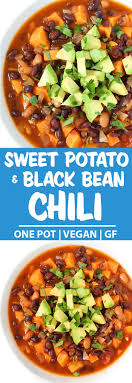 Sweet Potato Black Bean Chili Vegan The Garden Grazer Recipe Sweet Potato Black Bean Chili Sweet Potato Black Beans No Bean Chili