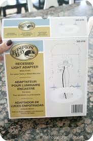 Waterproof pot lights are great for areas where there is a high amount of moisture, like above your shower or bathtub. New Kitchen Lighting Converting A Can Light With A Recessed Light Adapter The House Of Smiths