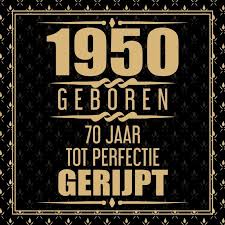 1950 Geboren 70 Jaar Tot Perfectie Gerij 70e Verjaardag Gastenboek 70 Jaar Gastenboek Cadeau Voor Wigman Niek Bij Kantoorboekhandel Laan