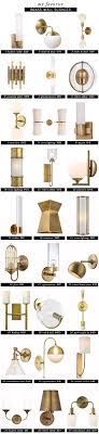 Inspired by a vintage schoolhouse light, this updated take on a classic design is the perfect addition for modern to traditional bathrooms. I Love Lamp Best Brass Wall Sconces Emily Henderson
