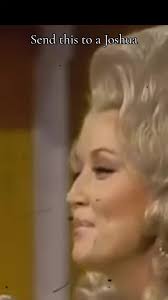 Joshua, Joshua don't you have anybody to call your own... 🎶 #music #tv  #country #dolly #dollyparton #joshua #listen #stranger #song #sing #singer  #musician