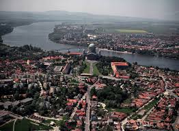 View Of Esztergom Hungary To Sturova Slovakia From Above Scenery Hungary Trip