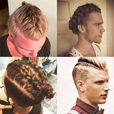 Man Braid Tutorial How To Manbraid Hair Romance Mens Braids Hairstyles Braided Hairstyles Easy Viking Hair