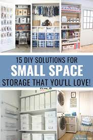 Emergency storage space in the bedroom that is often left unused would be one near the ceiling. 15 Diy Small Space Storage Ideas To Finally Get You Organized It S Me Jd