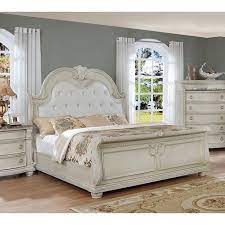 Stanley Sleigh Bedroom Set Antique White White Bedroom Set Furniture White Bedroom Set Bedroom Furniture Sets